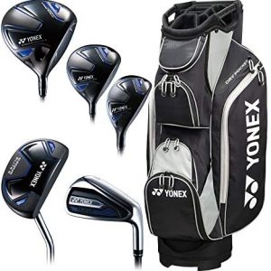 YONEX EZONE Elite 2 Full Set 2018 Right 12 Clubs + 1 Cart Bag YONEX M60 Light Graphite Stiff Standard