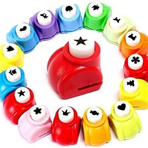 LoveInUSA Punch Craft Set, 10 Pack Hole Punch Shapes Hole Punch Shape Scrapbooking Supplies Shapes Hole Punch Great for Crafting & Fun Projects