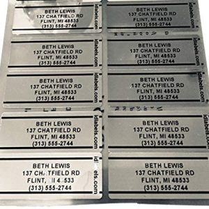 Pin High Genuine Personalized Golf Club ID Labels