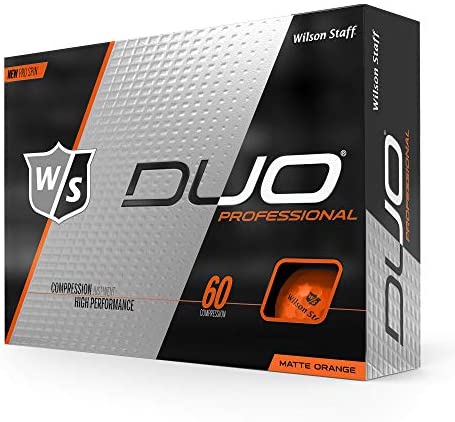Wilson Staff DUO Professional Golf Ball, Orange 2 Wilson Staff DUO Professional Golf Ball, Orange - Image 2