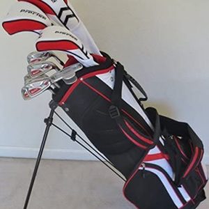 Womens Complete Golf Set for Petite Ladies 5’0″-5’5″ Tall Driver, Wood, Hybrid, Irons, Putter,Clubs Stand Bag