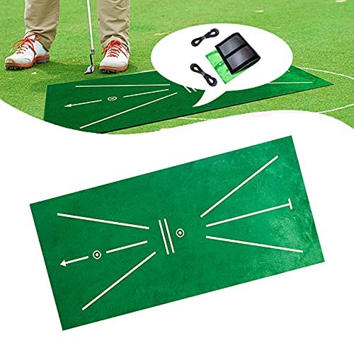 Sgaloge Golf Training Mat,Mini Portable Crystal Velvet Practice Training Aid Rug for Swing Detection Golf Hitting Putting Batting Mat for Home/Indoor/Office/Outdoor/Backyard(12" X 24") 2 Sgaloge Golf Training Mat,Mini Portable Crystal Velvet Practice Training Aid Rug for Swing Detection Golf Hitting Putting Batting Mat for Home/Indoor/Office/Outdoor/Backyard(12" X 24") - Image 2