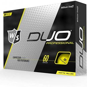 Wilson Staff DUO Professional Golf Ball, Yellow