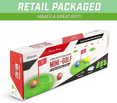 GoSports Pure Putt Challenge Mini Golf Game - Build Your Own Course at Home, The Office or On The Green - Includes 9 Holes, 4 Balls, Dry-Erase Scorecard & Rules 8 GoSports Pure Putt Challenge Mini Golf Game - Build Your Own Course at Home, The Office or On The Green - Includes 9 Holes, 4 Balls, Dry-Erase Scorecard & Rules - Image 8