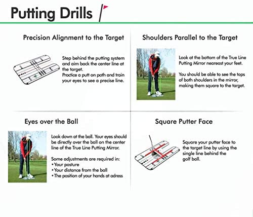 Premium Golf Alignment Putting Mirror | Golf Training Aids - All in One Value Pack Golf Practice Putting Aid to Improve All Aspects of Your Putting Stroke 9 Premium Golf Alignment Putting Mirror | Golf Training Aids - All in One Value Pack Golf Practice Putting Aid to Improve All Aspects of Your Putting Stroke - Image 9