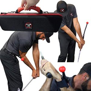 TOTAL GOLF TRAINER 3.0 Kit – Golf Swing Training Aid – The TGT 3.0 Kit Teaches and Corrects Golf Swing, Posture and Hip Rotation, Wrist, Elbow and Arm Position