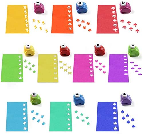 LoveInUSA Punch Craft Set, 10 Pack Hole Punch Shapes Hole Punch Shape Scrapbooking Supplies Shapes Hole Punch Great for Crafting & Fun Projects 4 LoveInUSA Punch Craft Set, 10 Pack Hole Punch Shapes Hole Punch Shape Scrapbooking Supplies Shapes Hole Punch Great for Crafting & Fun Projects - Image 4