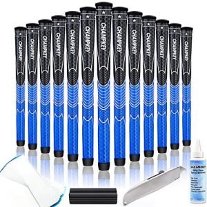 CHAMPKEY STP Comfortable Golf Grips Set of 13 – Choose Between 13 Grips with 15 Tapes and 13 Grips with All Repair Kits