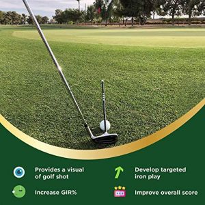 Golf Alignment Rods: Magnetic Club Alignment Stick Demonstrates Correct Golf Swing Aim, Magnet Lie Angle Tool Training Aids Visualize and Align Your Golf Shot