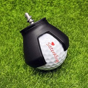 SisterAling 3-Prong Golf Ball Retriever Grabber Pick Up,Back Saver Claw Put On Putter Grip,Suction Cup Ball Grabber,Sucker for Golf Screws Tool (3 Pack)
