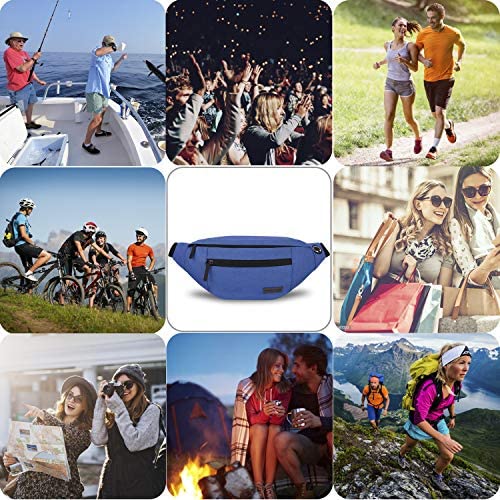 MAXTOP Large Crossbody Fanny Pack with 4-Zipper Pockets,Gifts for Enjoy Sports Festival Workout Traveling Running Casual Hands-Free Wallets Waist Pack Phone Bag Carrying All Phones 8 MAXTOP Large Crossbody Fanny Pack with 4-Zipper Pockets,Gifts for Enjoy Sports Festival Workout Traveling Running Casual Hands-Free Wallets Waist Pack Phone Bag Carrying All Phones - Image 8