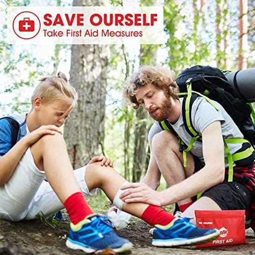 Small Travel First Aid Kit - 87 Piece Clean, Treat and Protect Most Injuries,Ready for Emergency at Home, Outdoors, Car, Camping, Workplace, Hiking. 8 Small Travel First Aid Kit - 87 Piece Clean, Treat and Protect Most Injuries,Ready for Emergency at Home, Outdoors, Car, Camping, Workplace, Hiking. - Image 8