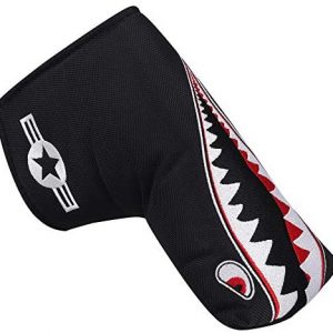 Big Teeth Golf Head Cover Blade Putter Golf Club Protector Shark with Magnetic Closure