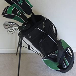 Boys Ages 5-8 Junior Golf Club Set Complete Driver, Hybrid, Irons, Putter, Stand Bag for Kids Professional Tour Jr.