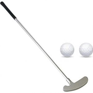 Golf Putter, Two Ways Golf Putters for Men Right/Left Handed-Indoor/Outdoor Golf Training Putters Golf Mini Kids Club Golf Set + 2 Plastic Practice Balls for Putting Green Mat Home Office