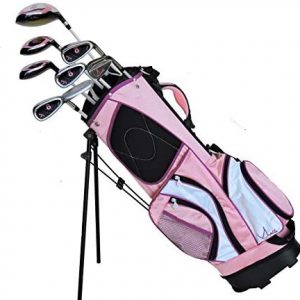 Sephlin - Lady Talia Pink Right Hand 8 Pieces Golf Club Set and Golf Bag Ages 10-14