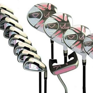 Sephlin Signature Womens Pink 13 Pieces Golf Clubs and Golf Bag