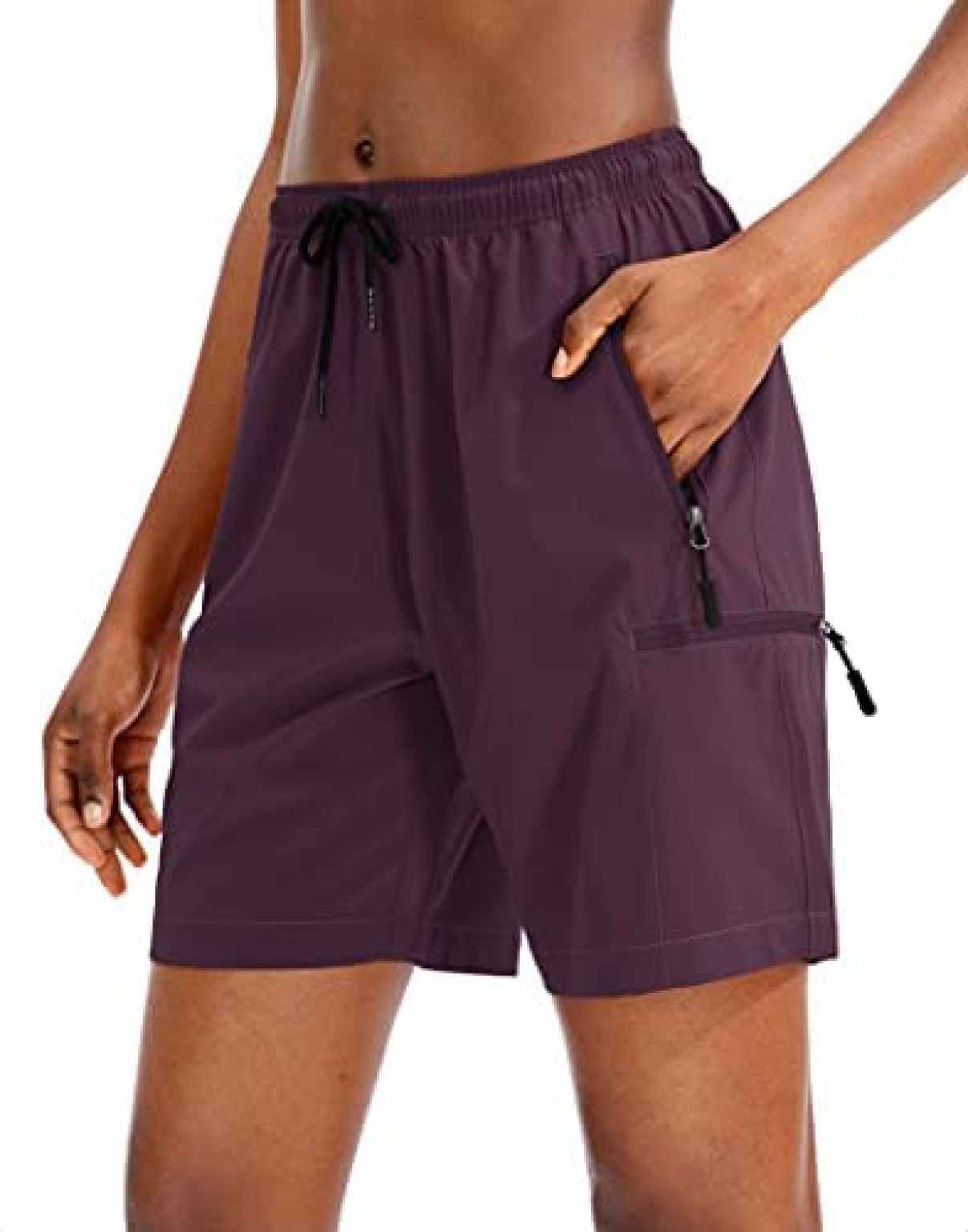 SANTINY Women's Hiking Cargo Shorts Quick Dry Lightweight Summer Shorts ...