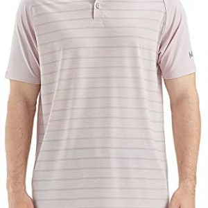 M MAELREG Mens Golf Shirts – Moisture Wicking Quick Dry Raglan Short Sleeve Seamless Tech Performance Casual Golf Polo Shirts