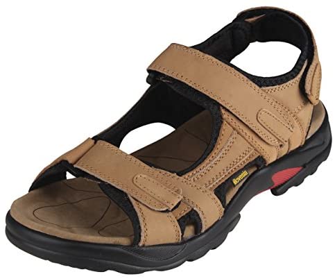 iloveSIA Mens Leather Sandals Athletic Outdoor Shoes Hiking Sandals 2 iloveSIA Mens Leather Sandals Athletic Outdoor Shoes Hiking Sandals - Image 2