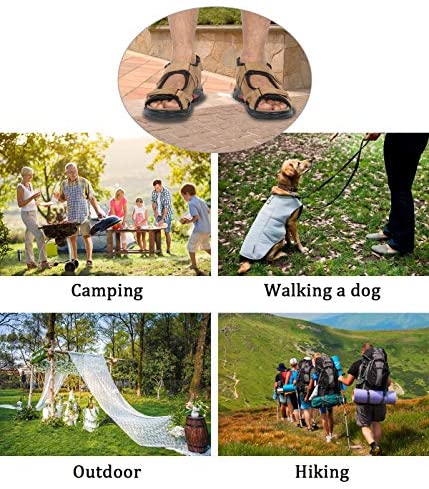 iloveSIA Mens Leather Sandals Athletic Outdoor Shoes Hiking Sandals 8 iloveSIA Mens Leather Sandals Athletic Outdoor Shoes Hiking Sandals - Image 8