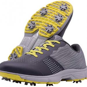 THESTRON Men Golf Shoes Professional Waterproof Spikes Golf Sport Sneakers