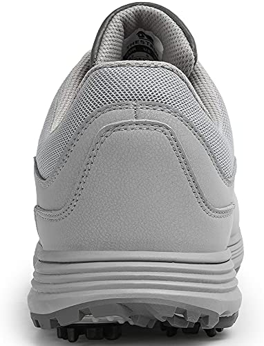 THESTRON Men Golf Shoes Mesh Breathable Breathable Golf Walking Sport Sneakers 7 Spikes Golf Trainers 4 THESTRON Men Golf Shoes Mesh Breathable Breathable Golf Walking Sport Sneakers 7 Spikes Golf Trainers - Image 4
