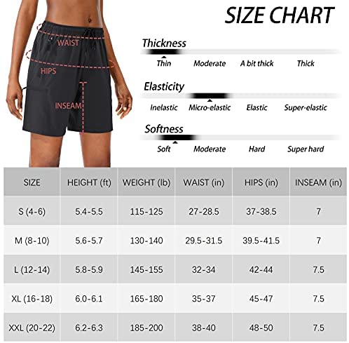 SANTINY Women's Hiking Cargo Shorts Quick Dry Lightweight Summer Shorts for Women Travel Athletic Golf with Zipper Pockets 7 SANTINY Women's Hiking Cargo Shorts Quick Dry Lightweight Summer Shorts for Women Travel Athletic Golf with Zipper Pockets - Image 7