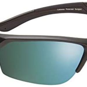 Callaway Sungear Raptor Golf Sunglasses – Matte White Plastic Frame, Gray Lens w/Green Mirror