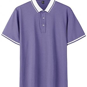 TACVASEN Men’s Polo Long and Short Sleeve Golf Polo Quick Dry 3 Buttons Classic Performance Solid Casual T-Shirt