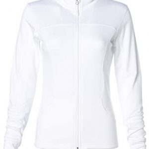 Global Blank Women’s Slim Fit Lightweight Full Zip Up Yoga Workout Jacket