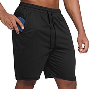 Deyeek Men’s Casual Shorts 5.5″ Lounge Sleep Workout Athletic Running Gym Sweat Shorts with Pockets