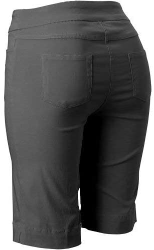 SLIM-SATION Women's Golf Wide Band Pull On Short with Real Pockets 3 SLIM-SATION Women's Golf Wide Band Pull On Short with Real Pockets - Image 3