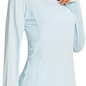 Libin Women’s UPF 50+ Long Sleeve Golf Shirts Sun Protection Half-Zip SPF UV Tennis Shirts Running Hiking Outdoor Tops