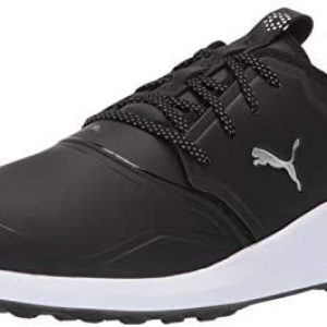 Puma Golf Men’s Ignite Nxt Pro Golf Shoe, Puma Black-Puma Team Gold-Puma White, 8 M US