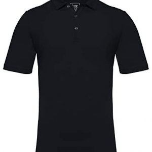 EAGEGOF Men’s Shirts Short Sleeve Tech Performance Golf Polo Shirt Standard Fit