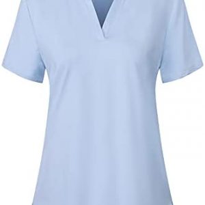 Vidusou Women’s Short Sleeve Golf Polo Shirts Tennis Shirts Sport T-Shirts Workout Tops