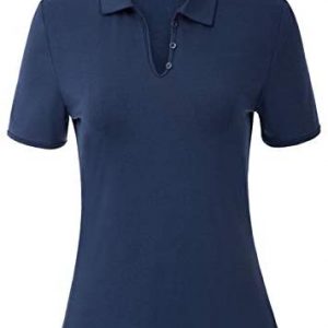 JACK SMITH Women’s Short Sleeve Sports Moisture-Wicking Polo Shirt T-Shirt Tops