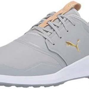 Puma Golf Men’s Ignite Nxt Pro Golf Shoe, high Rise-Puma Team Gold-Puma White, 11.5 M US