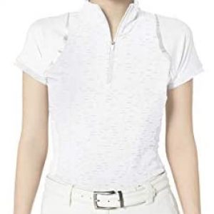 Cutter & Buck Women’s Drytec UPF 50+ Short Sleeve Elite Contour Mock Jersey Shirt