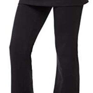 Nirlon Women’s Skirted Leggings High Waisted Yoga Pants Gathered Skirt