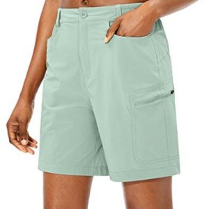 Viodia Women’s Hiking Cargo Shorts Quick Dry Lightweight Summer Shorts for Women UPF50 Golf Travel Shorts with Pockets
