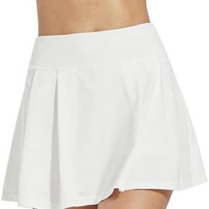 Casei Womens Pleated Tennis Skirts Athletic Golf Skort Running Workout Sports Skirt with Pockets