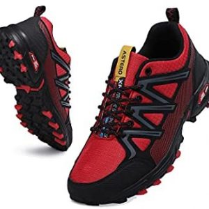 AX BOXING Men’s Trail Running Shoes Anti-Skid Walking Shoes Athletic Road Running Footwear