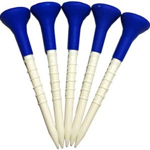 THF Depth Mark Plastic Golf tess with Wide Soft Rubber Cover 3 1/4 83mm Pack of 50 Almost Unbreakable