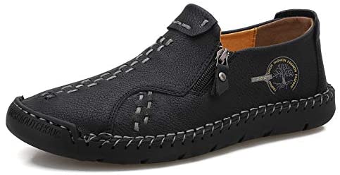 Govicta Men's Oxfords Shoes Slip on Loafers Slipper Hand Stitching Leather Casual Shoes Fashion Walking Driving Work Shoes for Men Outdoor 2 Govicta Men's Oxfords Shoes Slip on Loafers Slipper Hand Stitching Leather Casual Shoes Fashion Walking Driving Work Shoes for Men Outdoor - Image 2