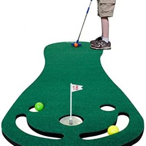 KOFULL Putting Green Mats Set for Golf Putting Use Practicing Putt Green Carpet for Adult&Children Putting Indoor Outdoor…