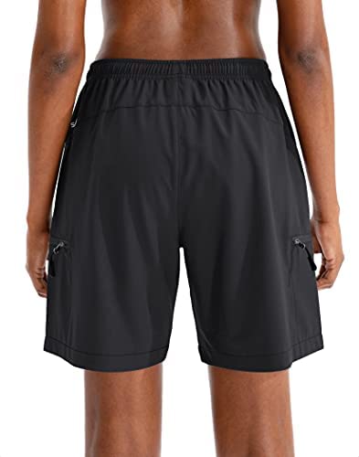 SANTINY Women's Hiking Cargo Shorts Quick Dry Lightweight Summer Shorts for Women Travel Athletic Golf with Zipper Pockets 4 SANTINY Women's Hiking Cargo Shorts Quick Dry Lightweight Summer Shorts for Women Travel Athletic Golf with Zipper Pockets - Image 4