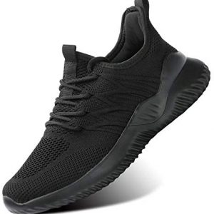 KEEZMZ Womens Ladies Walking Running Shoes Slip On Lightweight Casual Tennis Sneakers Clothes Shoes