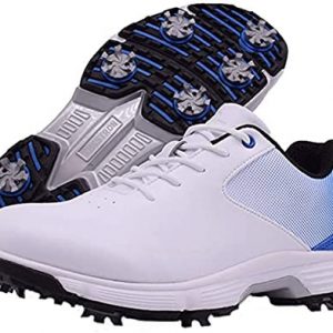 vibvib Men’s Golf Shoes Professional Spike Golf Sneakers Waterproof Men’s Training Shoes Golf